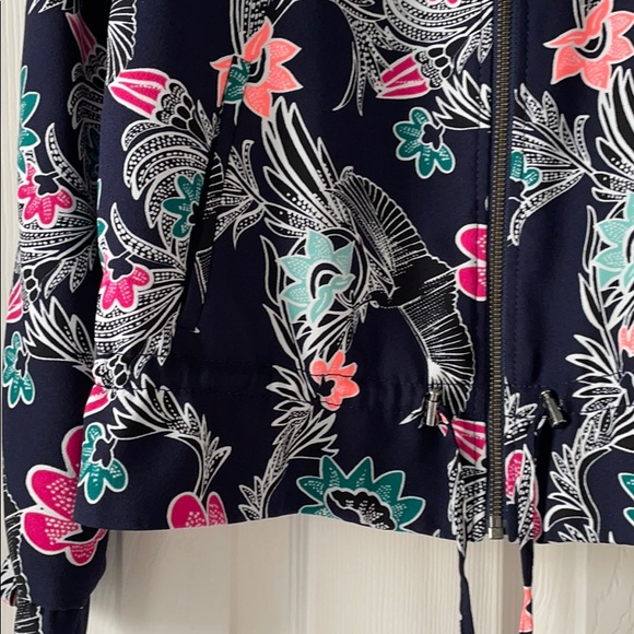 Floral navy jacket - Picture 6 of 6